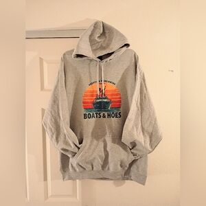 Prestige Worldwide Boats & Hoes Hoodie Step Brothers Funny Graphic Pullover